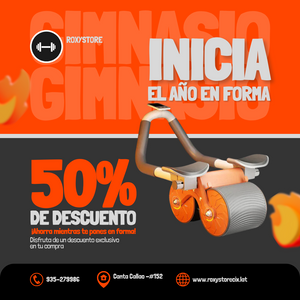RODILLO PARA EJERCICIOS CON SOPORTE