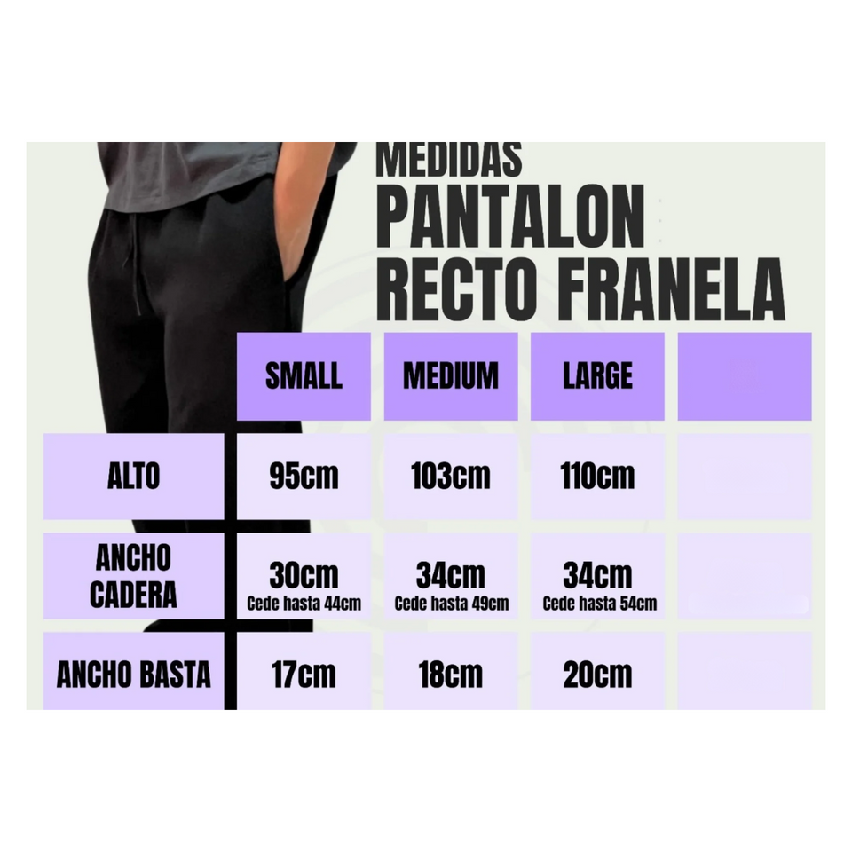 JOGGERS OVERSIZE DE FRANELA PARA DAMA