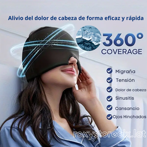 Gorro de Gel para Alivio de  Migraña y dolor de Cabeza
