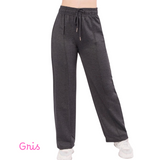 JOGGERS OVERSIZE DE FRANELA PARA DAMA