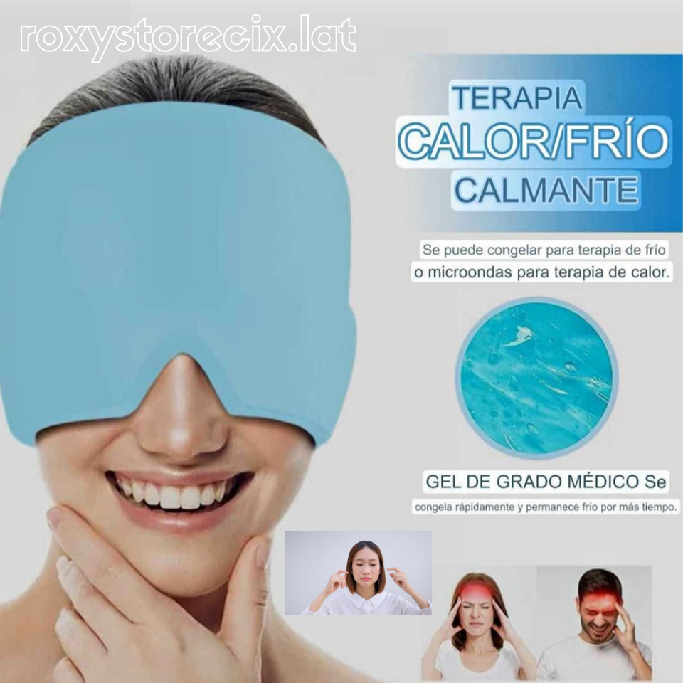 Gorro de Gel para Alivio de  Migraña y dolor de Cabeza