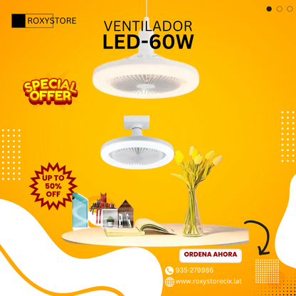 FOCO VENTILADOR - LED 60W