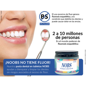TABLETAS DE PASTA DENTAL-NOBS ✅