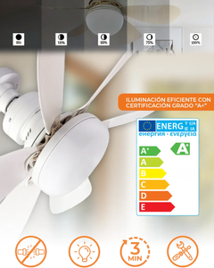 Foco Ventilador con Aspas-Control Remoto COD. 2026