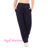 JOGGERS OVERSIZE DE FRANELA PARA DAMA