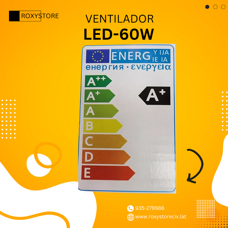 FOCO VENTILADOR - LED 60W