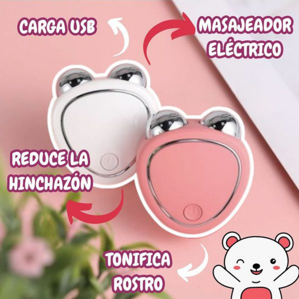 MASAJEADOR PARA EL ROSTRO CON MICROCORRIENTE.