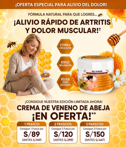 Crema Veneno de Abeja