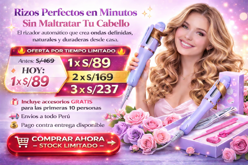Rizador de Ondas para Cabello