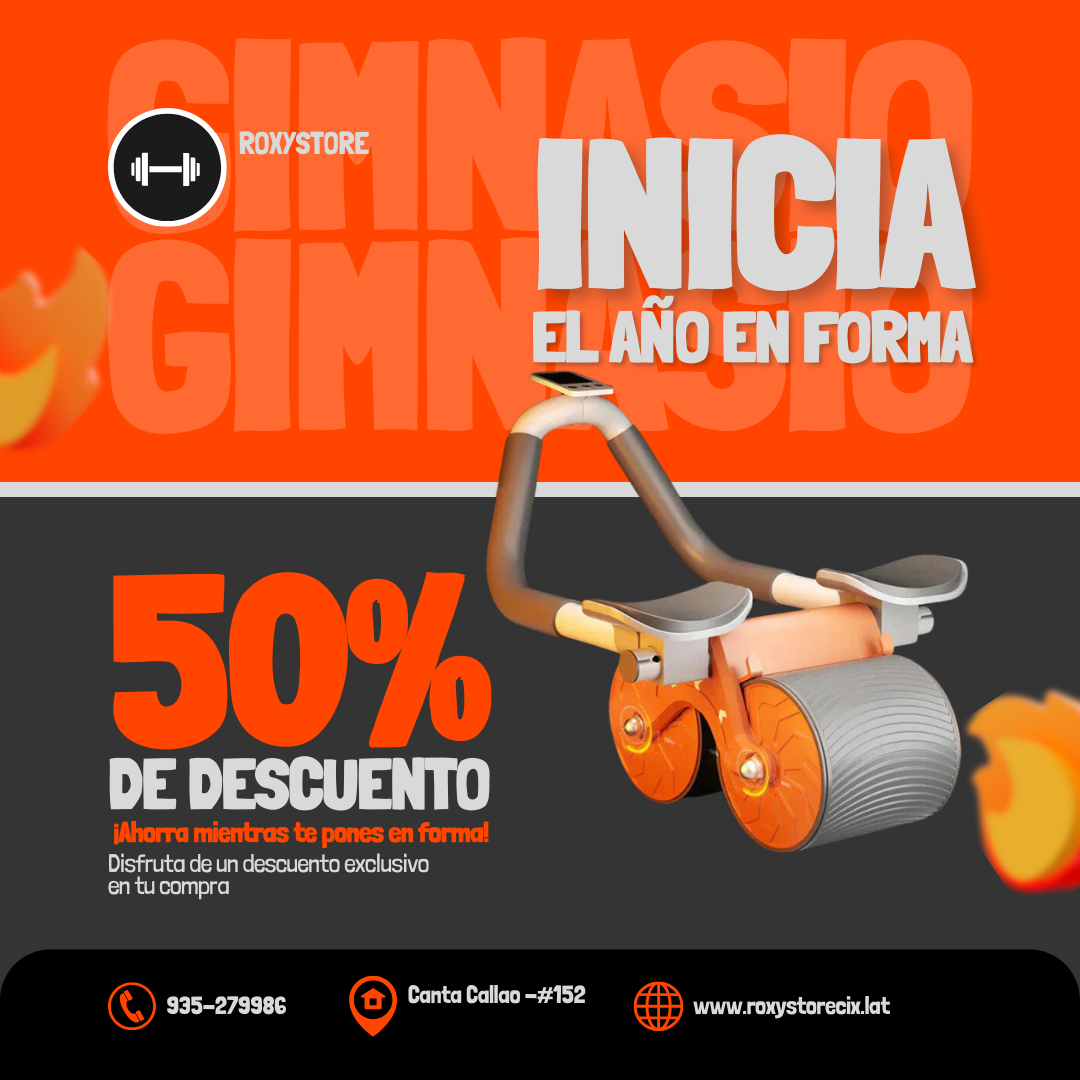 RODILLO PARA EJERCICIOS CON SOPORTE